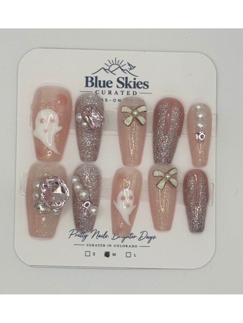 BLUSH & BOO NAILS Sweet enough to charm you.